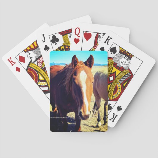 Paardenspelkaarten Pokerkaarten (Achterkant)