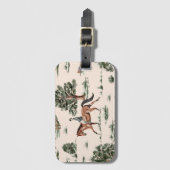 Paardensport Bagage Label (Voorkant (verticaal))