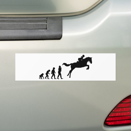 Paardensport Bumpersticker (Op auto)