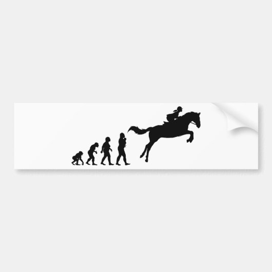 Paardensport Bumpersticker (Voorkant)