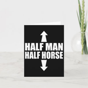 Paardensport cadeaus voor paardenliefhebbers half  kaart