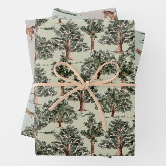 Paardensport Classic Inpakpapier Vel (In situ)