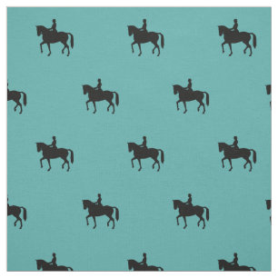 Paardensport Jade Dressuur Gedrukt per Meter Stof