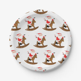 Paardensport Kerstfeest Papieren Bordje