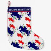 Paardensport Kleine Kerstsok (Voorkant)