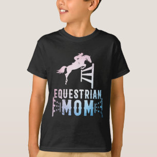 Paardensport Moeder Kunst Voor Meisjes Paardrijden T-shirt