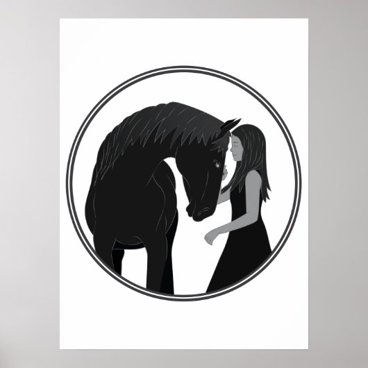 Paardensport Poster (Voorkant)