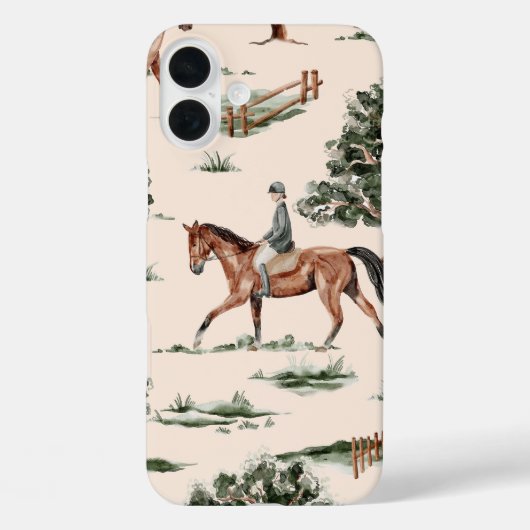 Paardensport telefoonhoesje Case-Mate iPhone case (Achterkant)