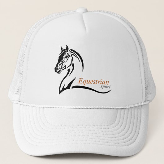 paardensport trucker pet (Voorkant)
