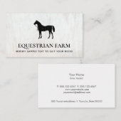 Paardensport Visitekaartje (Voorkant / Achterkant)