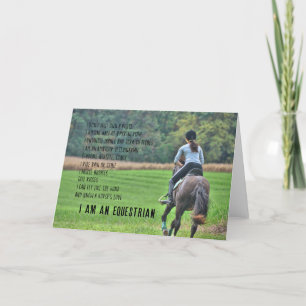 Paardensport Wenskaart Bedankkaart
