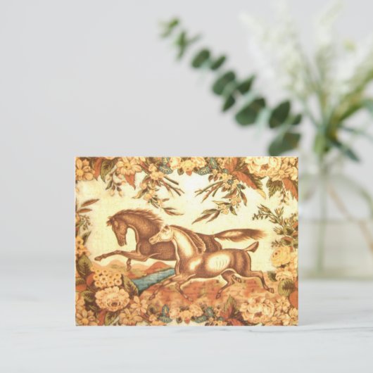 PaardensportBriefkaart 1 Aankondigingskaart (Staand voorkant)