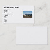 Paardensportcentrum, Lake Placid, NY, A.. Visitekaartje (Voorkant / Achterkant)