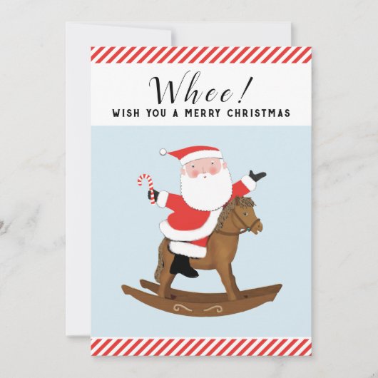 Paardensportfeestkaarten Feestdagenkaart (Voorkant)