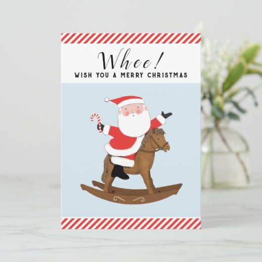 Paardensportfeestkaarten Feestdagenkaart (Staand voorkant)