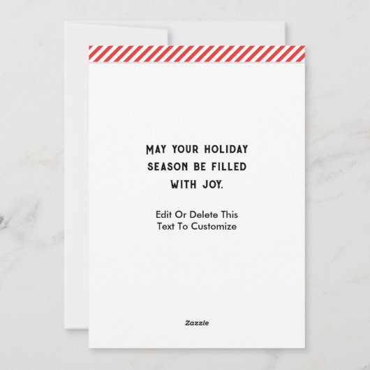 Paardensportfeestkaarten Feestdagenkaart (Achterkant)