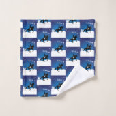 Paardensportpaard Winter Bad Handdoek (Wasdoekje)