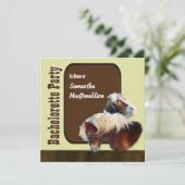 Paardensportpartij Kaart (Staand voorkant)