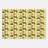 Paardensportpatronen Inpakpapier Vel (Voorkant 3)