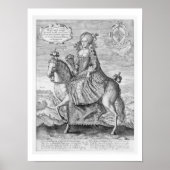 Paardensportportret van Anne of Denmark (1574-1619 Poster (Voorkant)