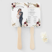 Paardensportprogramma Fans met foto Handwaaier (Voorkant en achterkant)