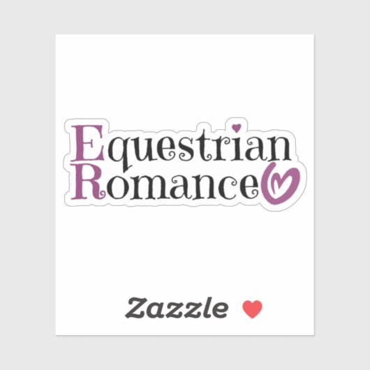PaardensportRomance Sticker (Vel)