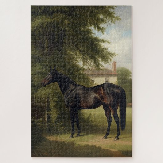  paardensportschokken legpuzzel (Verticaal)