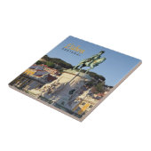 Paardensportstandbeeld van koning José I, Lissabon Tegeltje (Zijkant)