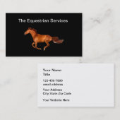 PaardensportVisitekaartjes Visitekaartje (Voorkant / Achterkant)