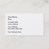 PaardensportVisitekaartjes Visitekaartje (Achterkant)