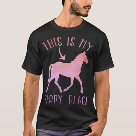 Paardenspringen van pony t-shirt (Voorkant)