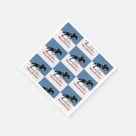  Paardenspringkerst Servet (Hoek)