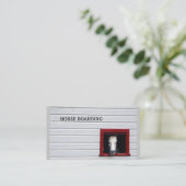 paardenstal mare stable visitekaartje (Staand voorkant)