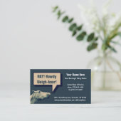 Paardenstallen of instapkaarten visitekaartje (Staand voorkant)