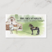 Paardenstallen Rijservices Equestrian Visitekaartje (Voorkant)