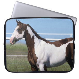 Paardenstand verven laptop sleeve