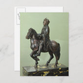 Paardenstandbeeld Karel de Grote 2 Briefkaart (Voorkant / Achterkant)