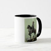Paardenstandbeeld Karel de Grote 2 Mok (Voorkant rechts)