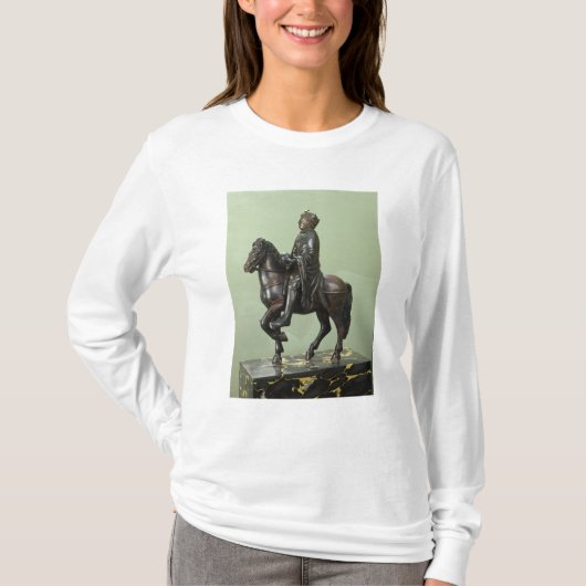 Paardenstandbeeld Karel de Grote 2 T-shirt (Voorkant)