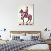 Paardenstandbeeld van Charlemagne Canvas Afdruk (Insitu (Slaapkamer))