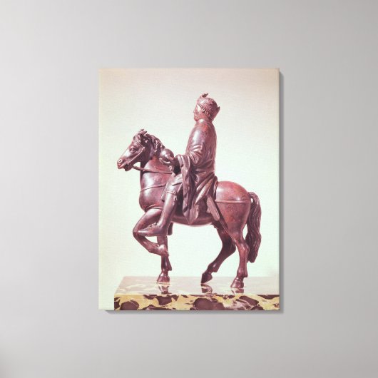Paardenstandbeeld van Charlemagne Canvas Afdruk (Voorkant)