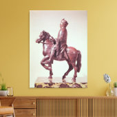 Paardenstandbeeld van Charlemagne Canvas Afdruk (Insitu (Woonkamer))