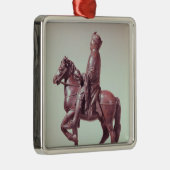 Paardenstandbeeld van Charlemagne Metalen Ornament (Rechts)