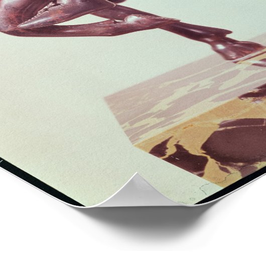 Paardenstandbeeld van Charlemagne Poster (Hoek)