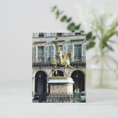 Paardenstandbeeld van Joan of Arc Briefkaart (Staand voorkant)