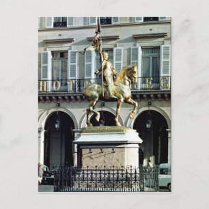 Paardenstandbeeld van Joan of Arc Briefkaart