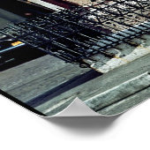 Paardenstandbeeld van Joan of Arc Poster (Hoek)