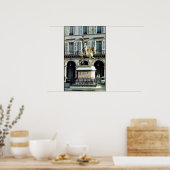 Paardenstandbeeld van Joan of Arc Poster (Keuken)