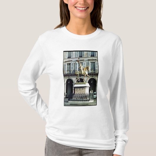 Paardenstandbeeld van Joan of Arc T-shirt (Voorkant)