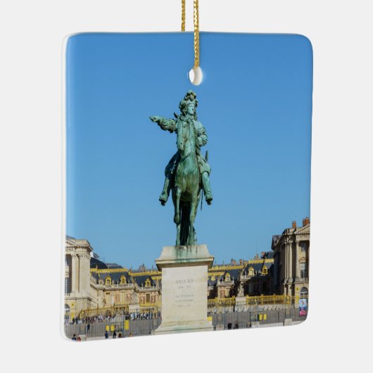 Paardenstandbeeld van Louis XIV in Versailles Keramisch Ornament (Rechts)